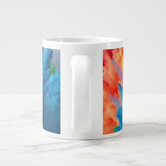 Rainbow Jumbo-Tasse (Rückseite)