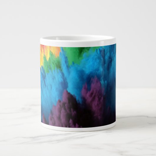 Rainbow Jumbo-Tasse (Vorderseite)