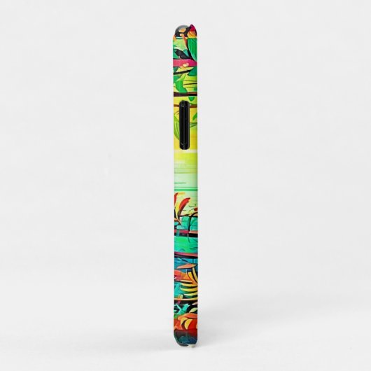Rainbow Jungle: Vivid Dream Case-Mate iPhone Hülle (Hinten/Rechts)