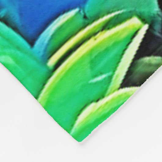 Rainbow Jungle: Vivid Dream Fleecedecke (Ecke)