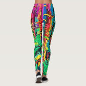 Rainbow Jungle: Vivid Dream Leggings (Rückseite)