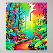 Rainbow Jungle: Vivid Dream Poster (Vorne)
