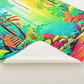 Rainbow Jungle: Vivid Dream Sherpadecke (3/4)