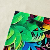 Rainbow Jungle: Vivid Dream Strandtuch (Beispiel)