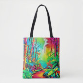 Rainbow Jungle: Vivid Dream Tasche (Vorderseite)