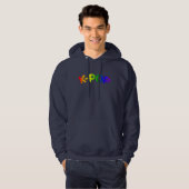 Rainbow K-Pop Men Hoodie (Vorne ganz)