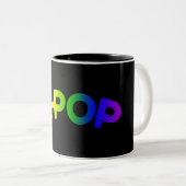 Rainbow-K-Pop-Tasse Zweifarbige Tasse (VorderseiteRechts)