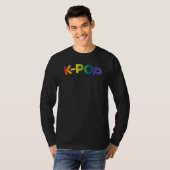 Rainbow K-Pop Ver 1 Langarm T-Shirt (Vorne ganz)