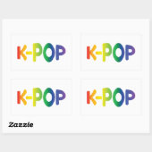 Rainbow K-Pop Ver 2 Aufkleber (Blatt)