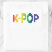 Rainbow K-Pop Ver 2 Aufkleber (Tasche)