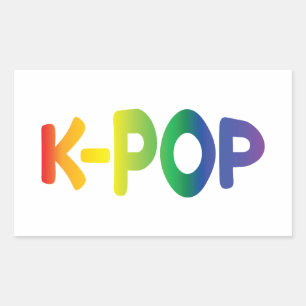 Rainbow K-Pop Ver 2 Aufkleber