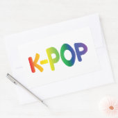 Rainbow K-Pop Ver 2 Aufkleber (Umschlag)