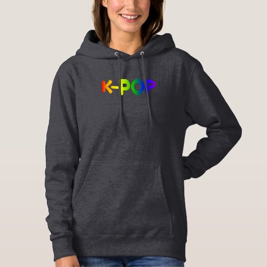 Rainbow K-Pop Women's Hoodie (Vorderseite)