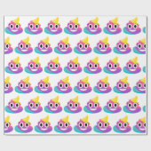 Rainbow Kack Emoji Geschenkpapier (Flach)