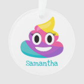 Rainbow Kack Emoji Ornament (Vorderseite)