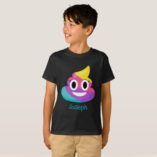 Rainbow Kack Emoji T-Shirt (Vorne ganz)