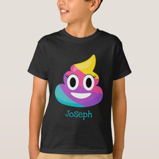 Rainbow Kack Emoji T-Shirt (Vorderseite)