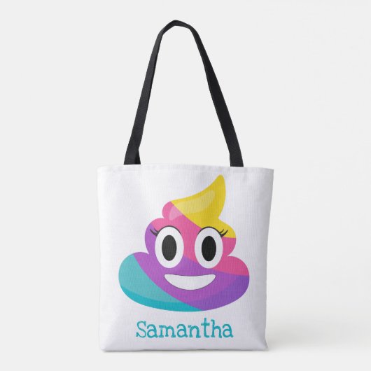 Rainbow Kack Emoji Tasche (Rückseite)