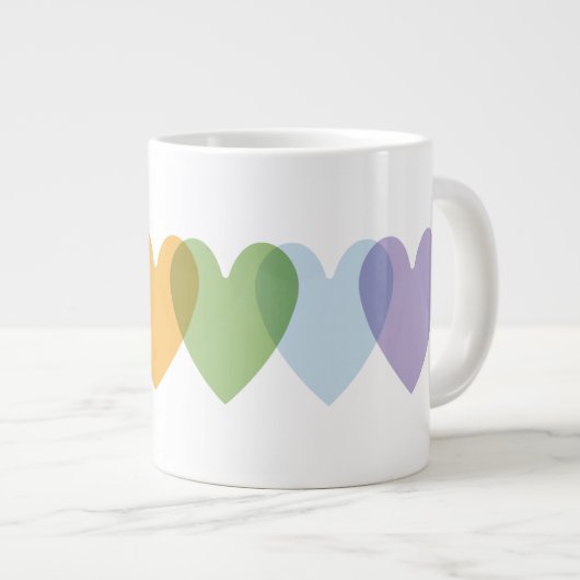 Rainbow 🌸 Kaffeespezialitäten Tasse (Vorderseite Rechts)