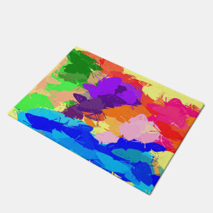 Rainbow Kaleidoscope Butterfliegen Fußmatte