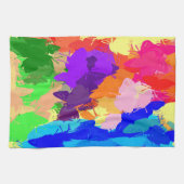 Rainbow Kaleidoscope Butterfliegen Geschirrtuch (Horizontal)