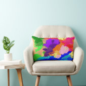 Rainbow Kaleidoscope Butterfliegen Lendenkissen (Stuhl )