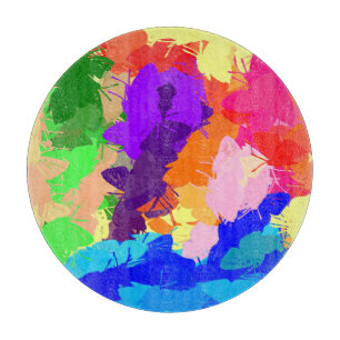 Rainbow Kaleidoscope Butterfliegen Schneidebrett
