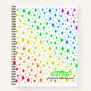 Rainbow Kaleidoscope Journal - CTFOD Spectrum Notizblock