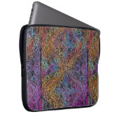 Rainbow Kaleidoscope Mandala Laptopschutzhülle (Vorne Rechts)