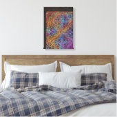 Rainbow Kaleidoscope Mandala Leinwanddruck (Insitu (Schlafzimmer))