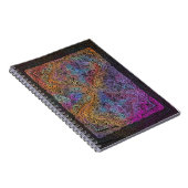 Rainbow Kaleidoscope Mandala Notizblock (Rechte Seite)