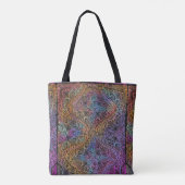 Rainbow Kaleidoscope Mandala Tasche (Rückseite)