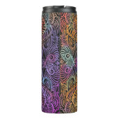 Rainbow Kaleidoscope Mandala Thermosbecher (Rückseite)