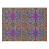 Rainbow Kaleidoscope Mandala Tischdecke (Vorderseite (Horizontal))