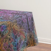 Rainbow Kaleidoscope Mandala Tischdecke (Beispiel)