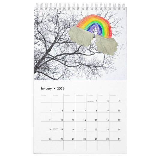 Rainbow-Kalender Kalender (Jan 2026)