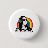 Rainbow Kamala Aviators Button (Vorderseite)