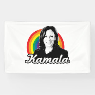 Rainbow Kamala Banner