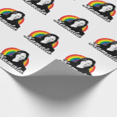 Rainbow Kamala Geschenkpapier (Ecke)