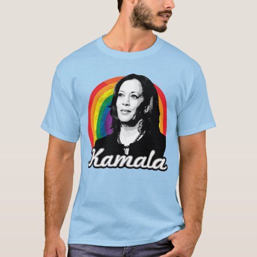Rainbow Kamala T-Shirt (Vorderseite)