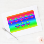 Rainbow Kandi Kid Rechteckiger Aufkleber (Umschlag)