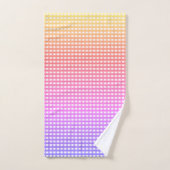 Rainbow Kariert Badhandtuch Set (Handtuch)
