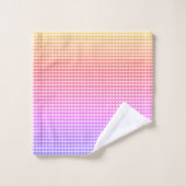 Rainbow Kariert Badhandtuch Set (Waschlappen)