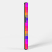 Rainbow Kariert Blocks Pride Bright and Fun iPhone Hülle (Rechte Seite)