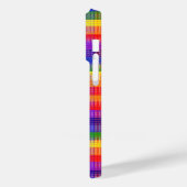 Rainbow Kariert iPhone Samsung Case (Rückseite / Links)