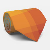 Rainbow Kariert Krawatte (Gerollt)