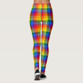 Rainbow Kariert Leggings (Rückseite)