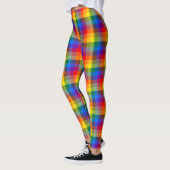 Rainbow Kariert Leggings (Links)