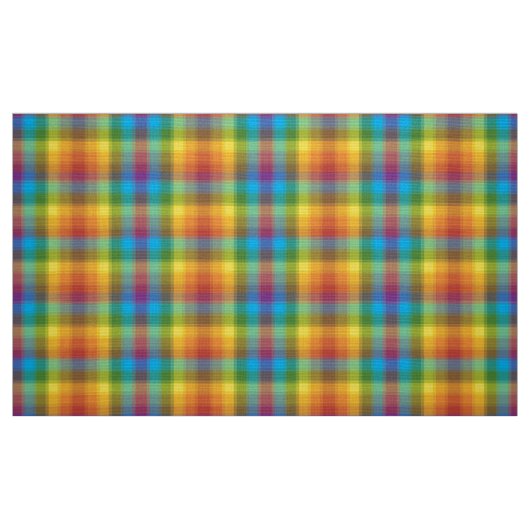 Rainbow Kariert Stoff (Fat Quarter (45,7 x 55,9 cm))