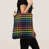 Rainbow Kariert Tasche (Von Nahem)